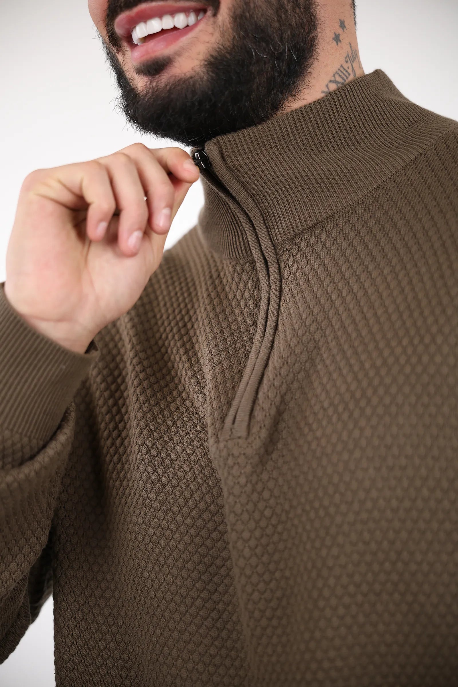XHEMPER turtleneck zip