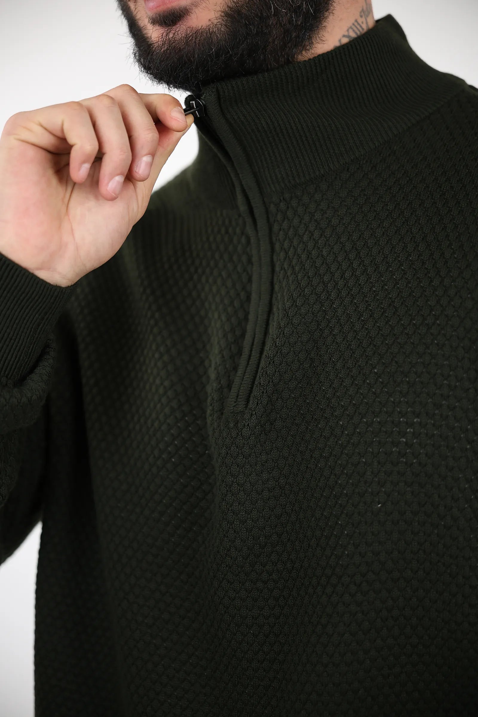 XHEMPER turtleneck zip
