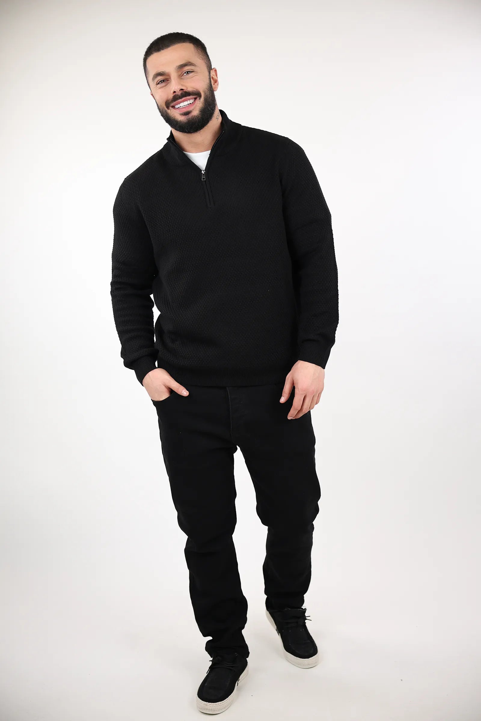 XHEMPER turtleneck zip