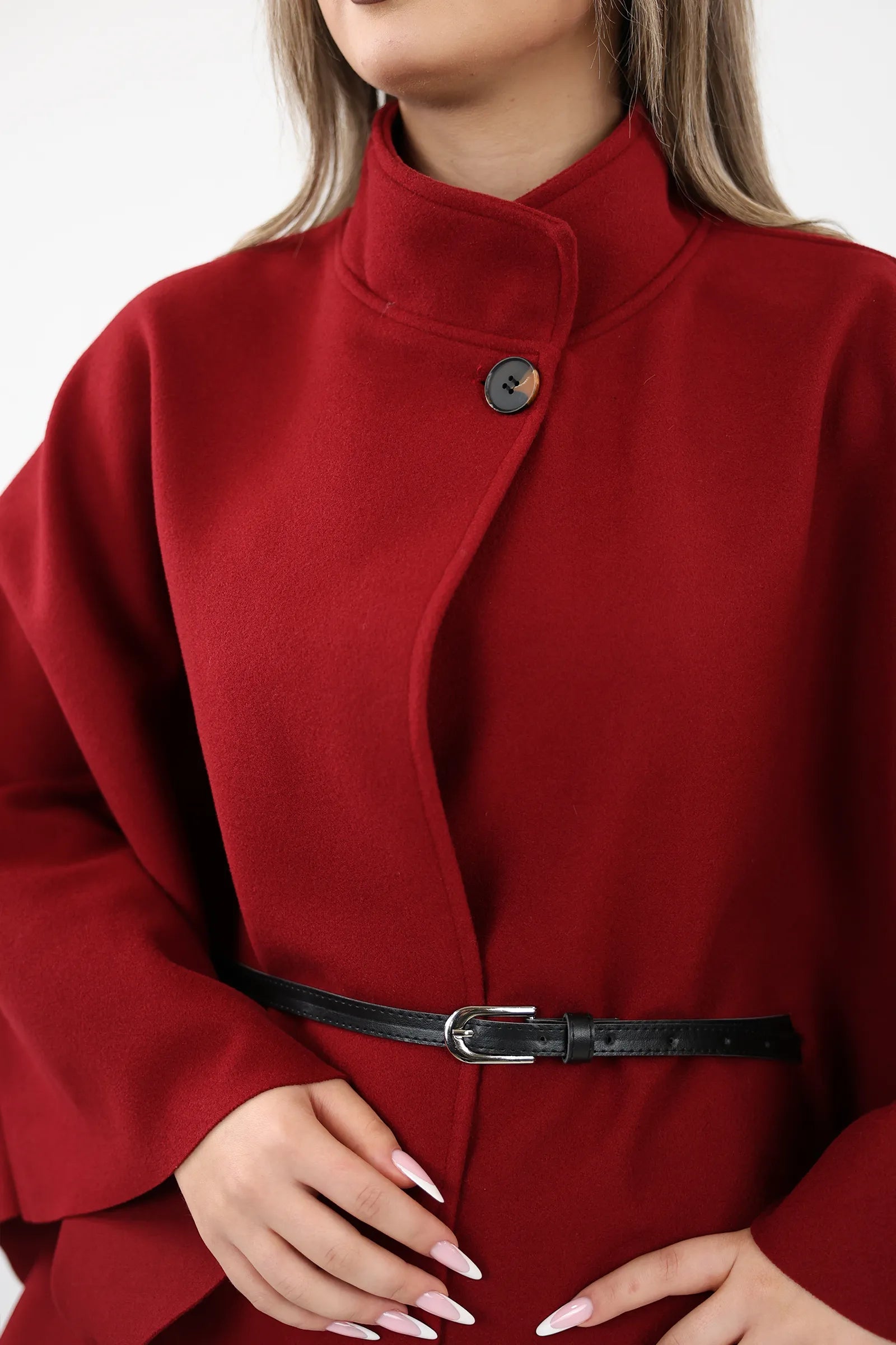 PALLTO BELTED PONCHO