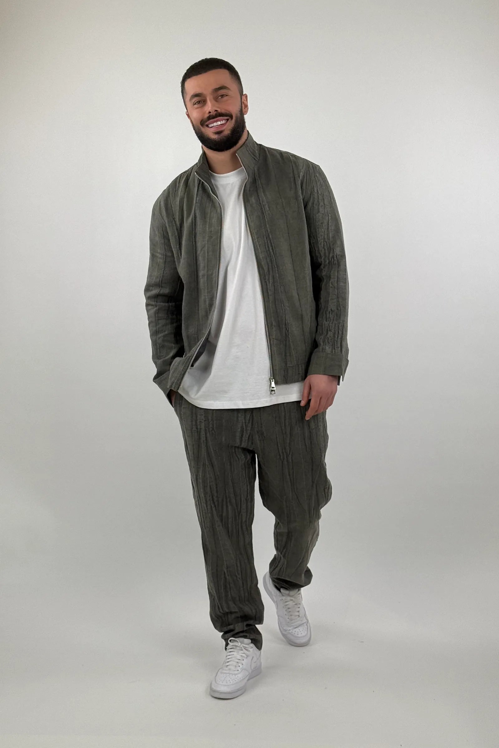 Jakne linen bomber