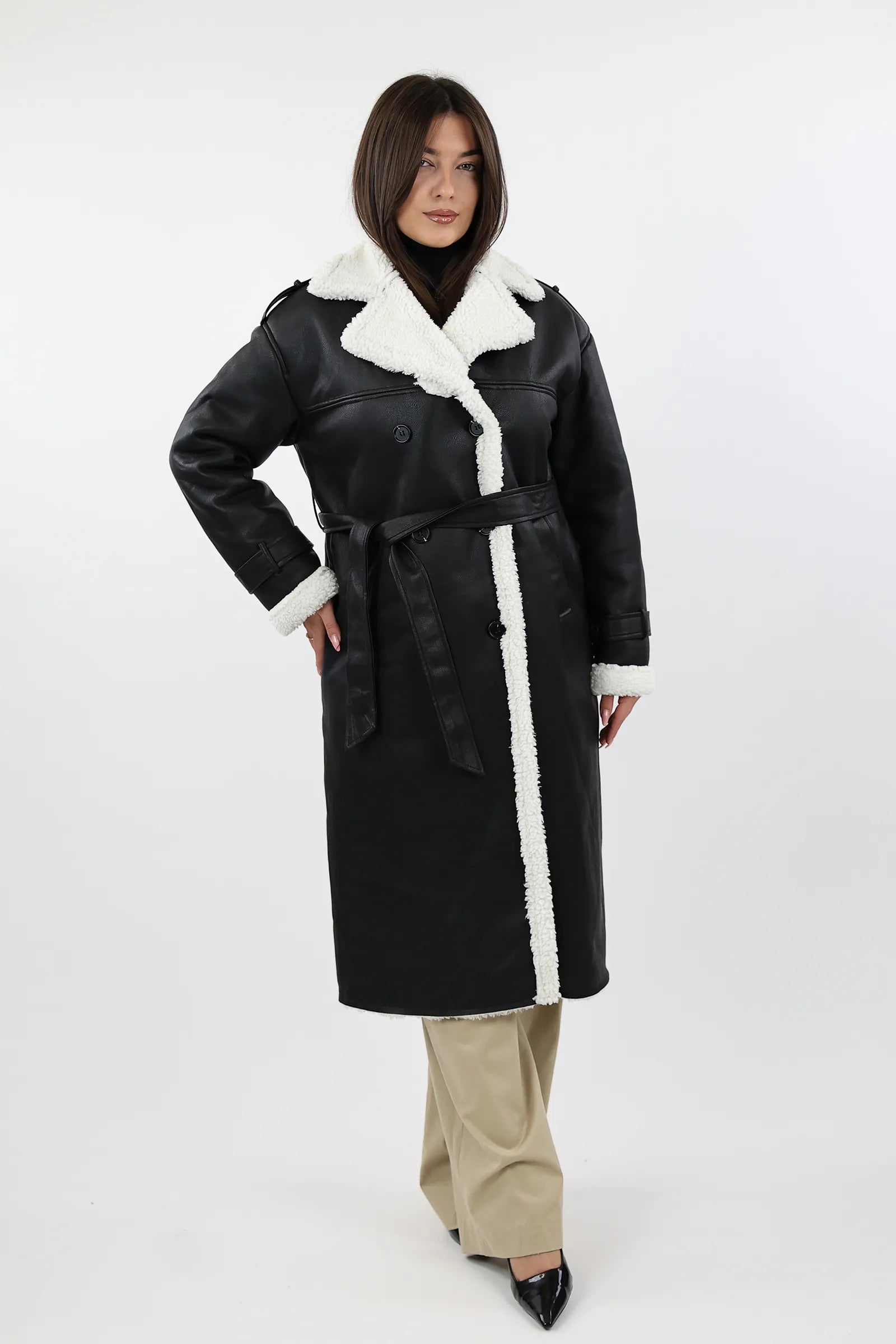 JAKNE FAUX LEATHER