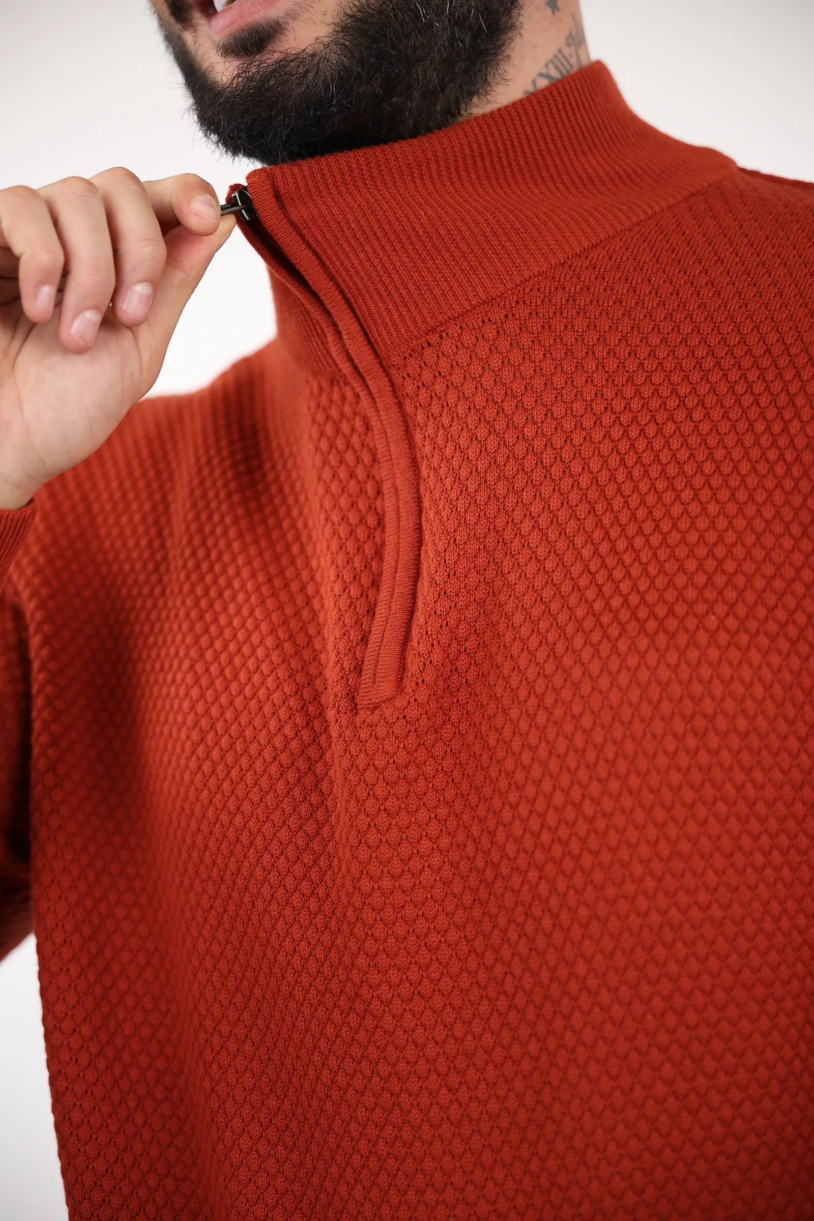 XHEMPER turtleneck zip