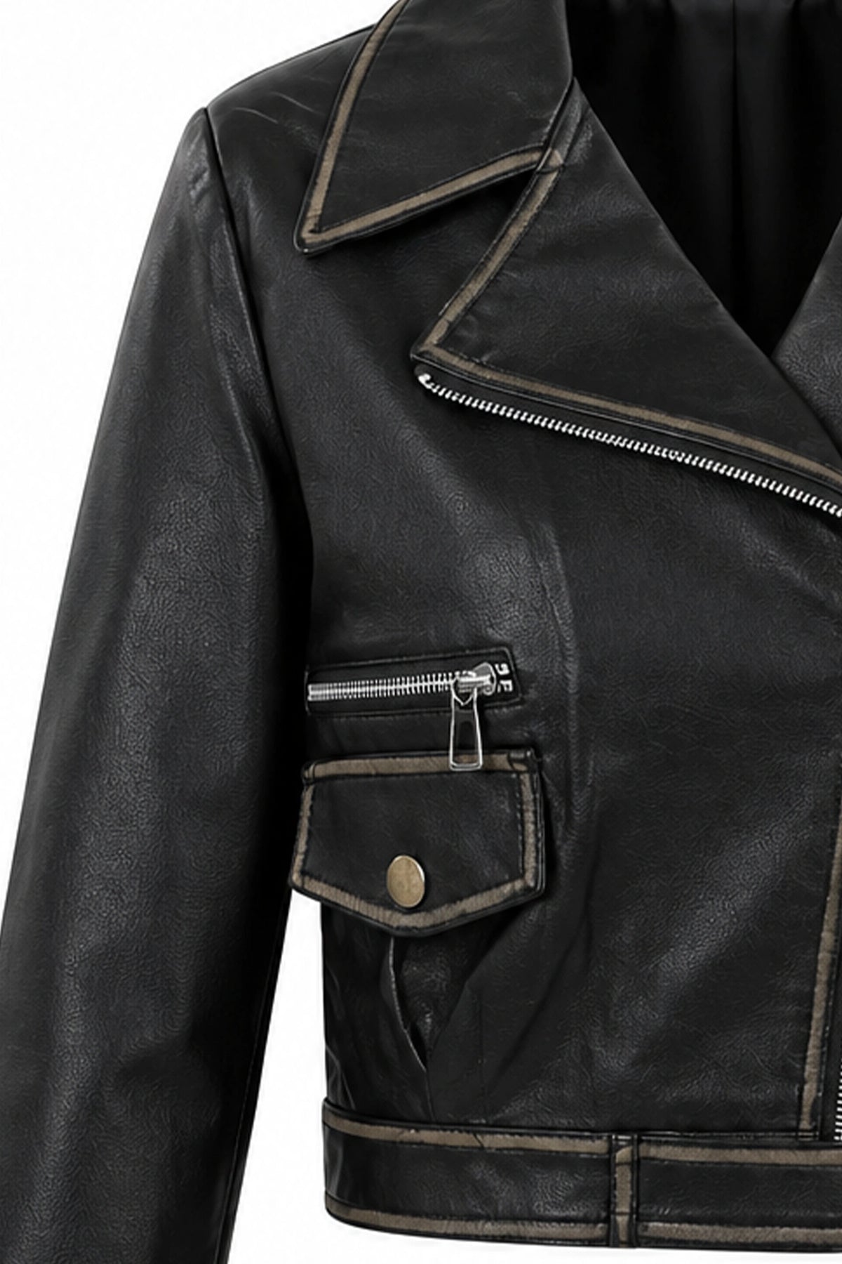 Jakne leather detail