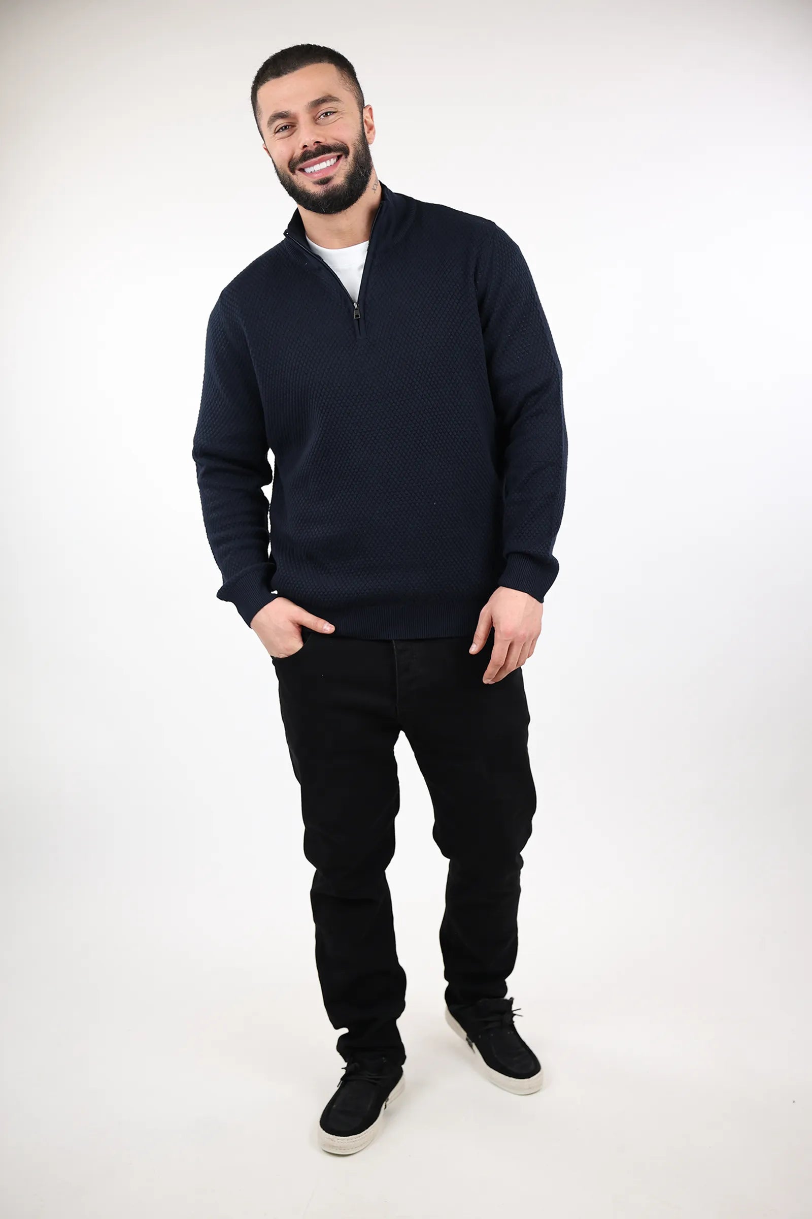 XHEMPER turtleneck zip