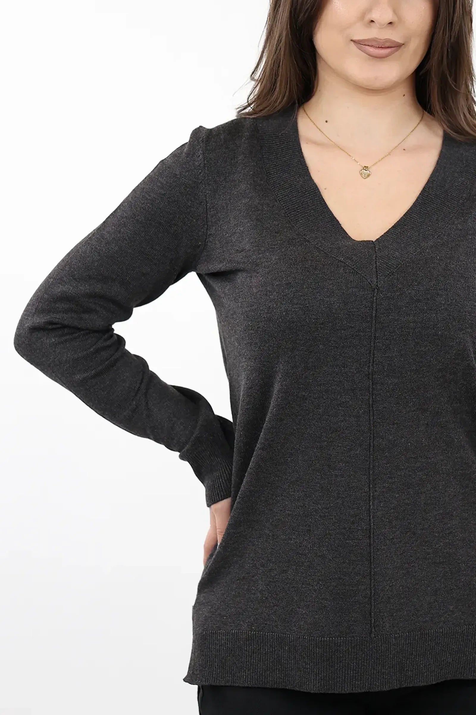 XHEMPER Merino V-Neck