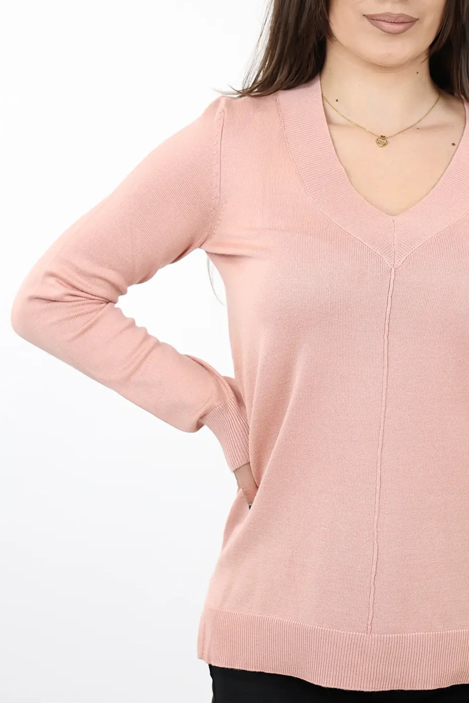 XHEMPER Merino V-Neck