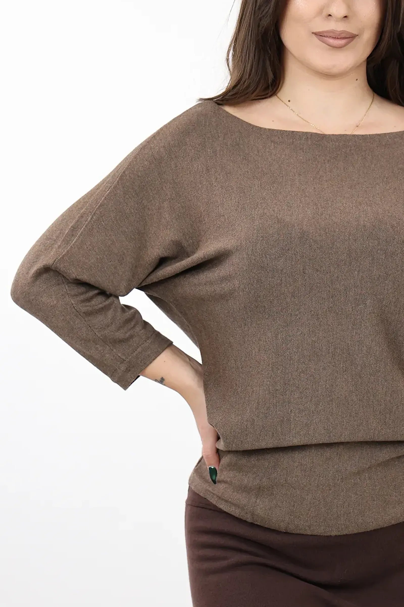BLUZË Casual Knit Pullover