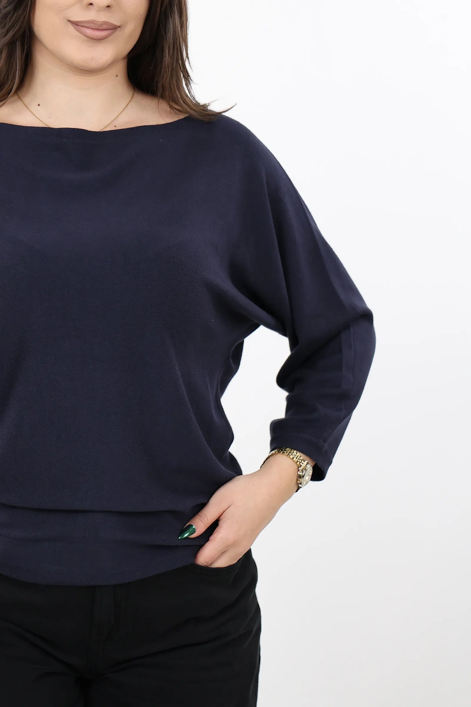 BLUZË Casual Knit Pullover