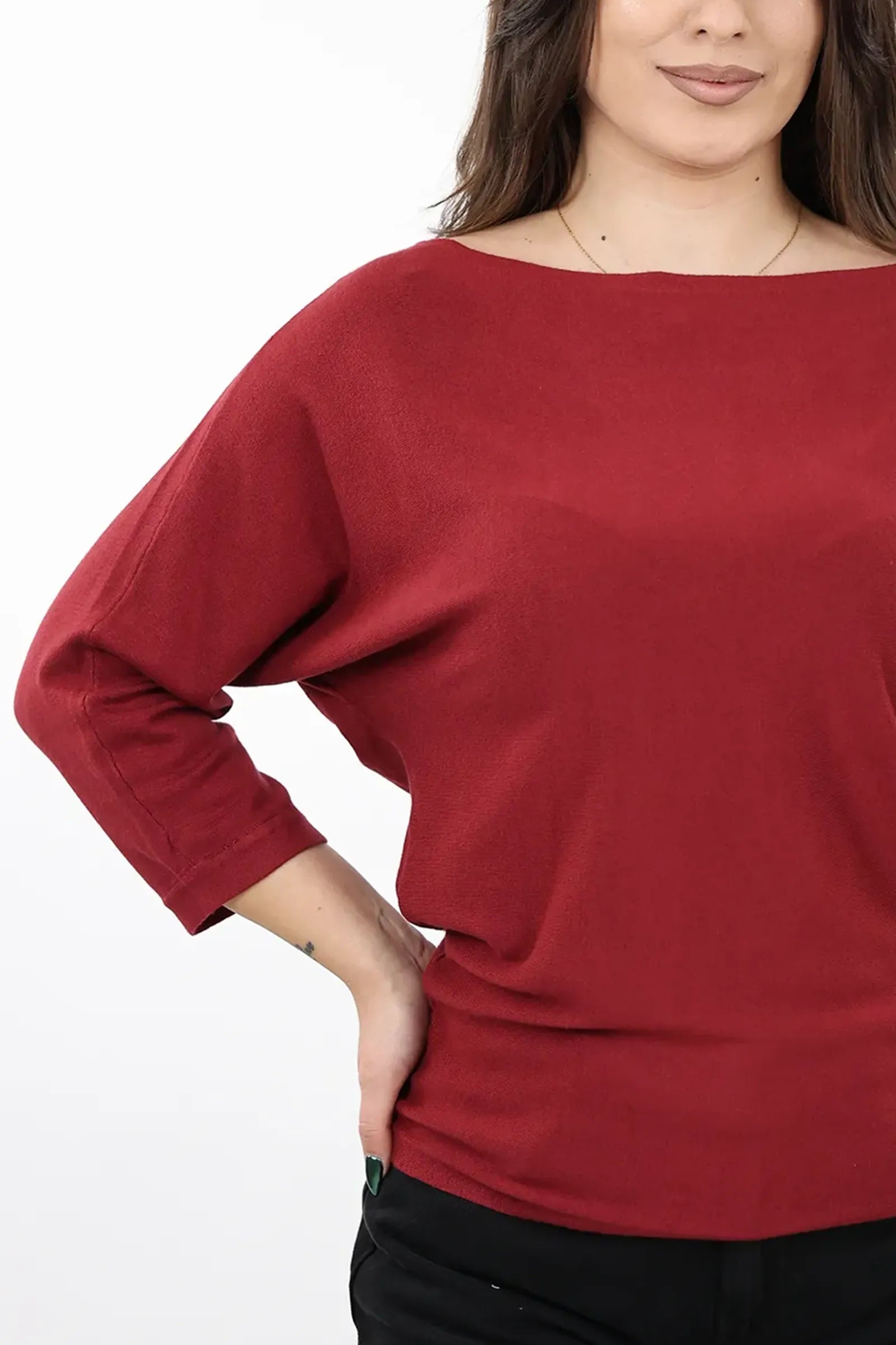 BLUZË Casual Knit Pullover