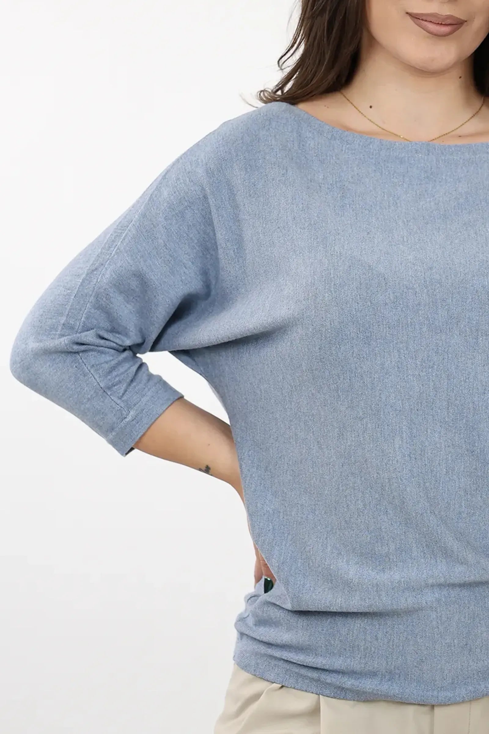 BLUZË Casual Knit Pullover