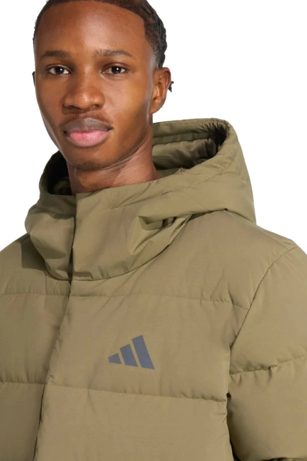 Jakne adidas helionic climawarm hooded down JX0580