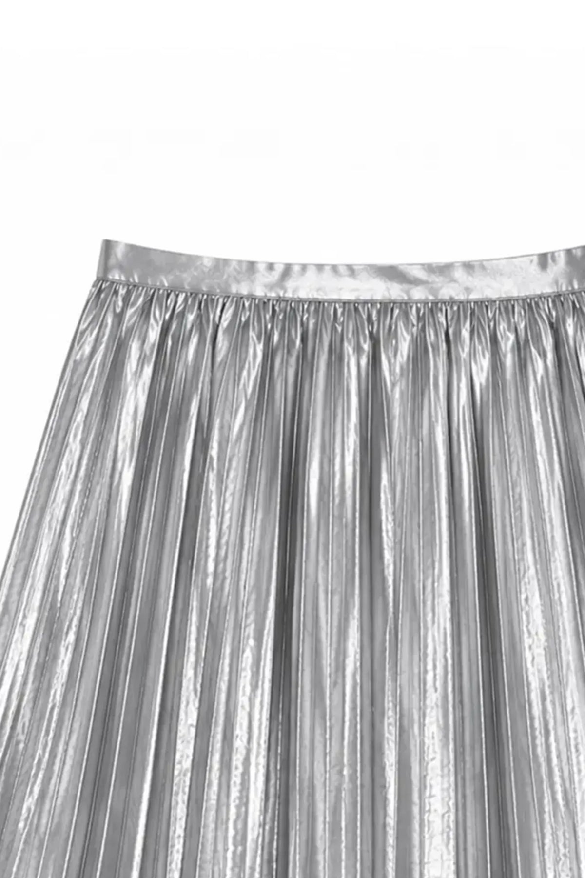 Fund gold pleated