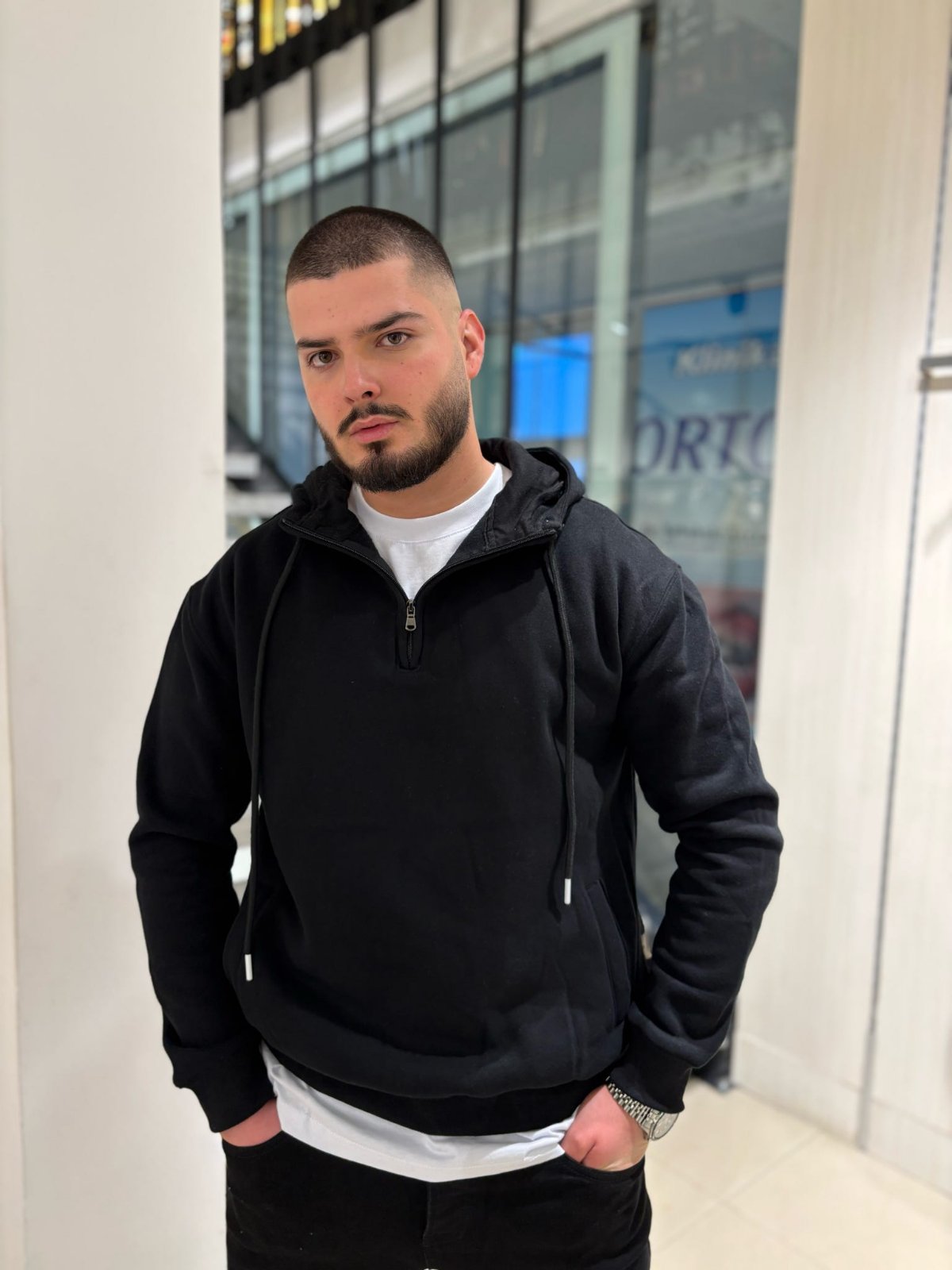 DUKS HALF ZIP
