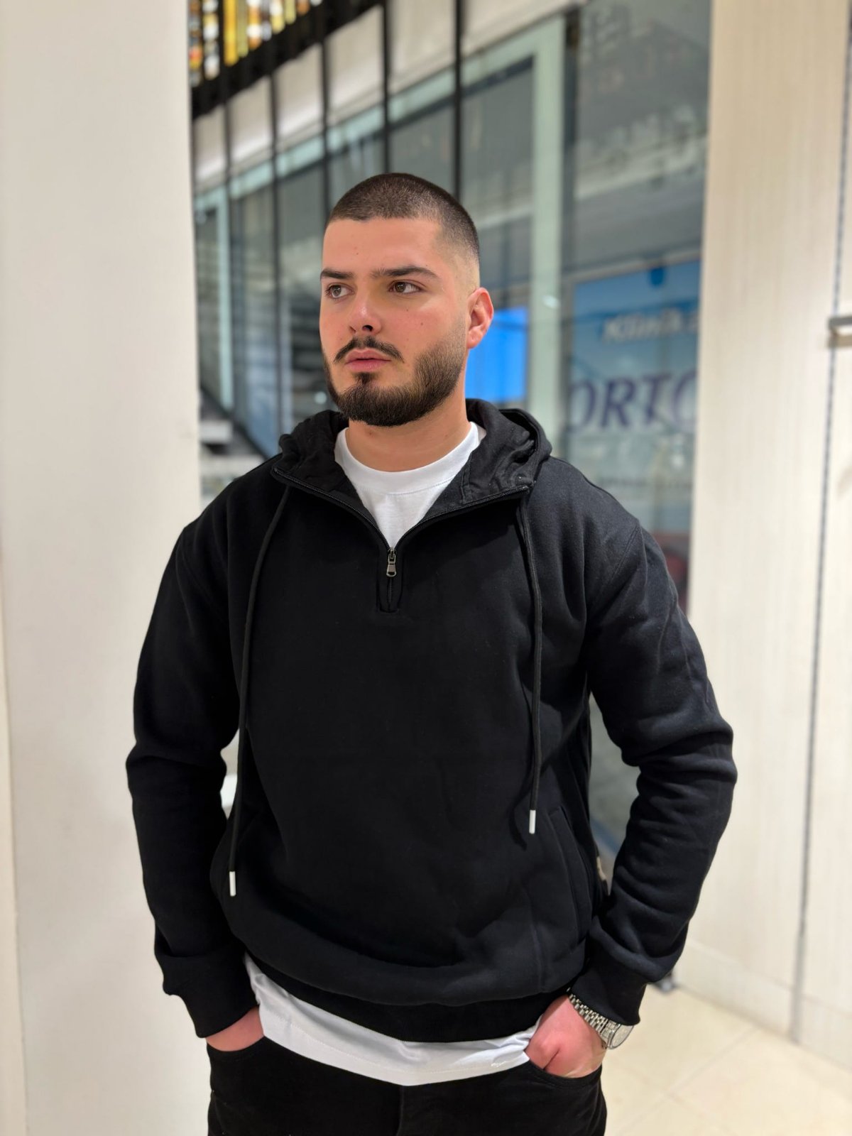 DUKS HALF ZIP