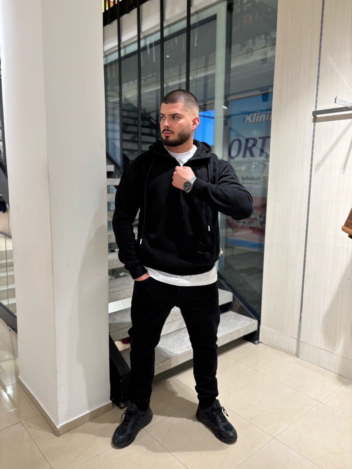 DUKS HALF ZIP