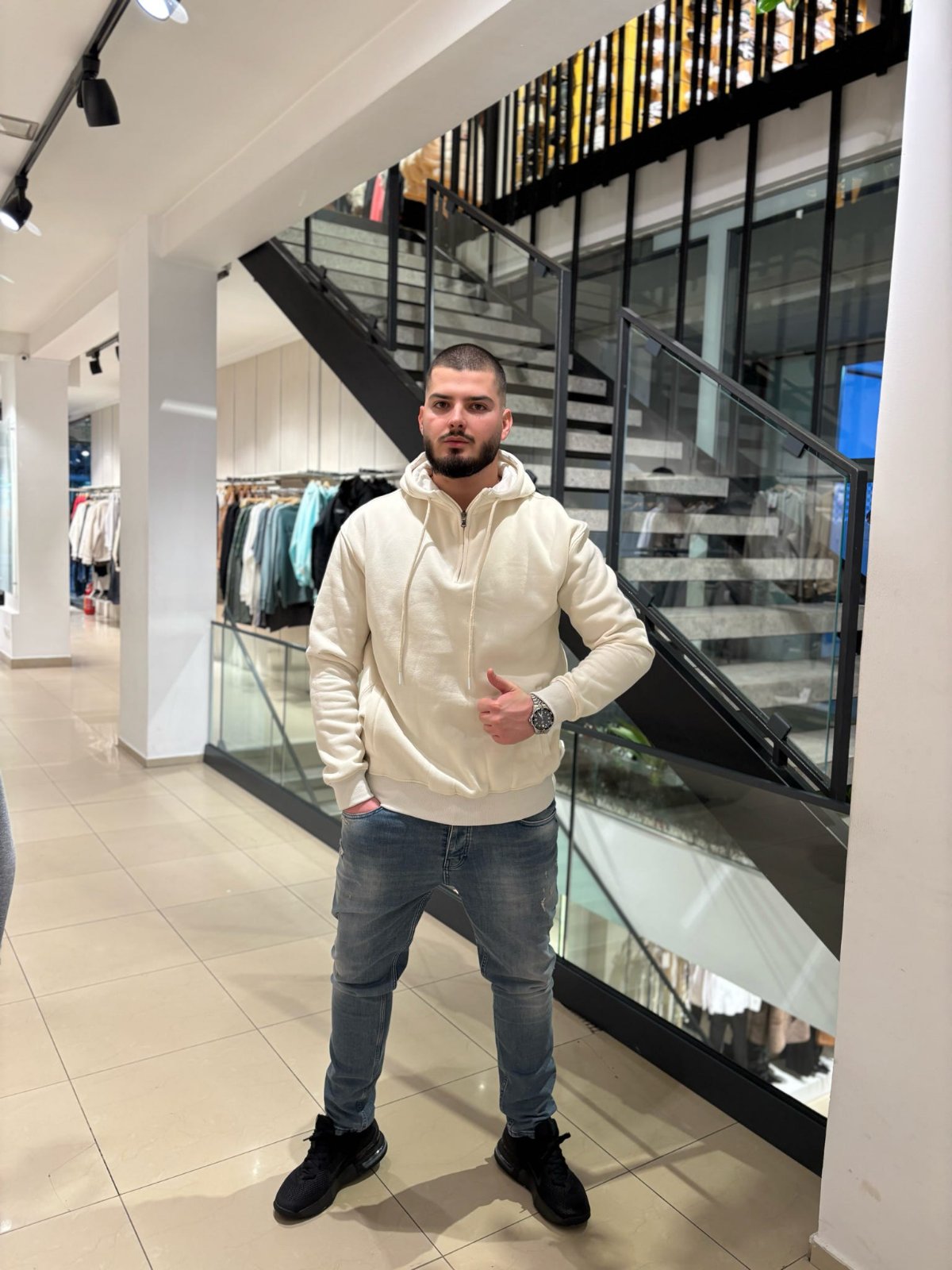 DUKS HALF ZIP